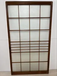 【引取限定】　昭和レトロ　建具　ガラス戸　1枚