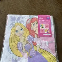 ディズニープリンセス ペーパーナプキン 12枚入りダイソー未使用未開封⭕️