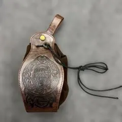 ベルトポーチ 革 メンズ ウエスト バッグ 巾着 小銭 財布 小物入れ