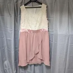 パーティドレス　3L 結婚式ドレス