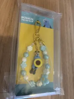 パペットスンスン フォンストラップ フラワー キーホルダー めじるし チャーム