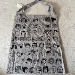 新品未使用タグ付き スヌーピーミュージアム トートバッグ グレー