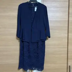 GIRL ネイビー ジャケットとドレスセット卒業入学