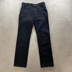 【F3375】Wrangler ストレートジーンズ 29インチ インディゴブルー
