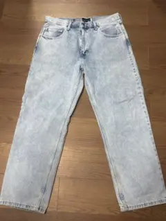 【極太】リーバイス シルバータブ 36×32 バギー 淡色ブルー