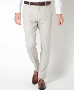 新品 メンズビギ スラックス パンツ ストレッチ ActiveTailor