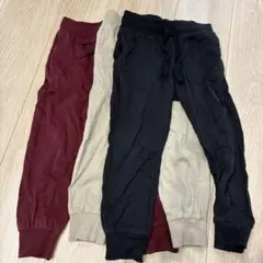H&M キッズ スウェットパンツ 3色セット 100cm