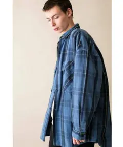 大人気完売品　モンキータイム　オーバーサイズフランネルシャツ　XL