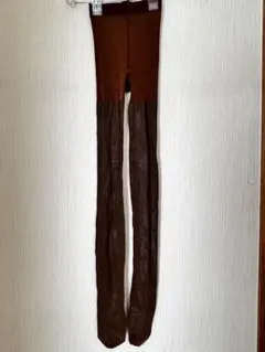 Yves Saint Laurent ヘビ柄ブラウンタイツのサムネイル