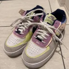 美品　レディース Nike Air Force 1 マルチカラー スニーカー