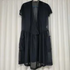 Ray Cassin ノースリーブワンピース 黒