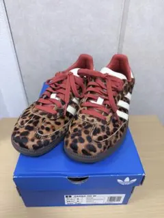 adidas samba OG レオパード