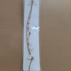 花モチーフ ステンレススチール ブレスレット