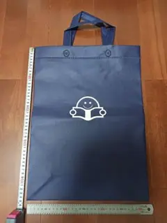 ブックオフ　トートバッグ　ノベルティー　ネイビー 　新品未使用