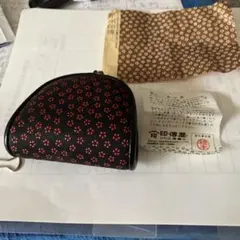 日本製 花柄 コインケース