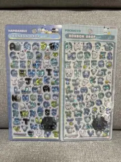 ボンボンドロップシール　サンリオmoji ポチャッコ　はぴだんぶい