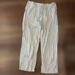 ストライプ カジュアルパンツ　Ｍサイズ カラフル　ピンク　グリーン　ブルー　白