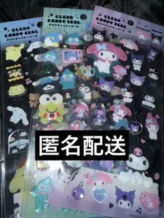 【サンリオ】クリアキャンディシール ステッカー シナモロール マイメロディ