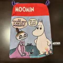 ムーミン ポーチ ファスナー付き　サコッシュ