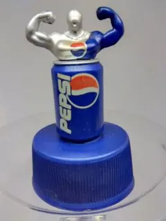 ペプシマン　ペプシ缶　PESI -CAN　 フィギュア　ぺットボトルキャップ