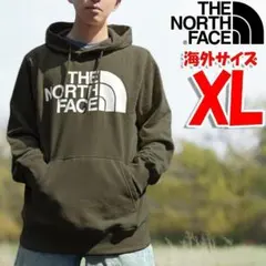 ノースフェイス ハーフドームパーカー 海外XL 日本3L相当 新品 カーキ