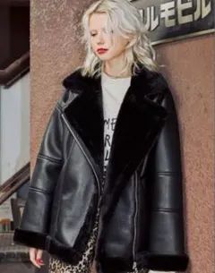 【値下げ】jouetie エコムートンライダース　ジャケット　レザー　Mサイズ