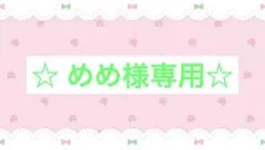 めめ様専用