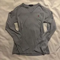 Ralph Lauren ブルーグレー 長袖Tシャツ 160