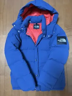 程度良好　ノースフェイス　キャンプシエラ　ダウンジャケット ブルー