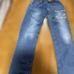デニムブルー ストレートパンツのサムネイル