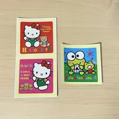 ステッカー キティ けろけろけろっぴ サンリオ シール レトロ