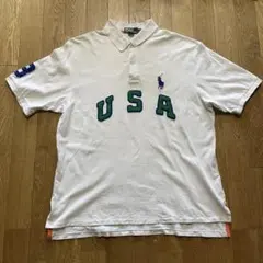 希少 90s ラルフローレン USA ビッグポニー ポロシャツ swag Y2K