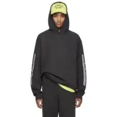 ADIDAS YEEZY CALABASAS　 袖刺繍パーカー　サイズM