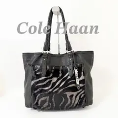 Cole Haan かごバッグ トートバッグ ブラック - メルカリ