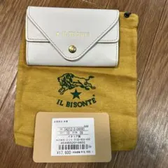 IL BISONTE ホワイトカードケース 新品