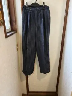 40s50s Japan vintage 2tuck スラックス ウール 織柄 40s50s Japan vintage 2tuck スラックス ウール 織柄 ズボン タック