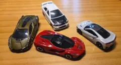 トミカ4台セット　その内4Dモデルが1台とイベントモデルが1台