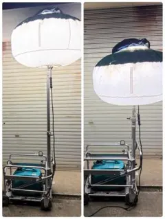 バルーン投光器 インバーター発電機 バルーンライト 100V 即使用可 