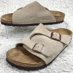 『美品』ビルケンシュトック トープ チューリッヒ サンダル ストラップ ナロー幅のサムネイル