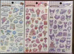 【国内正規品】キャンディステッカーシール　シナモン　マイメロ　クロミ　3点セット