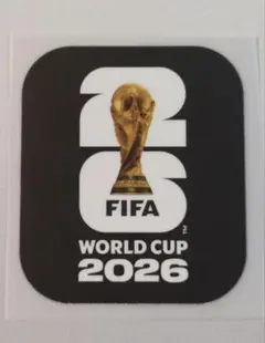 即日発送】2026 ワールドカップ パッチ 黒 - メルカリ