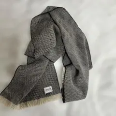 ARMANI COLLEZIONI ヘリンボーンマフラー