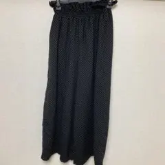 ダズリン　dazzlin ワイドパンツ　フリーサイズ　レディース　ドット柄　水玉