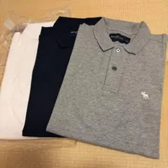 新品未使用　Abercrombie & Fitch ポロシャツ 3枚セット Lのサムネイル