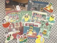 極楽湯　ぽこピー　ステッカー　イラストカード　まとめ売り