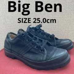 BigBen ブラック ワークシューズ SIZE25.0cm 日本製