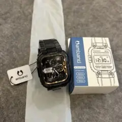 amband　M1 Sport Apple Watch　バンド　クリアブラック