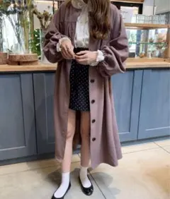 【美品】Heather あいねねコラボ　ワンピコート