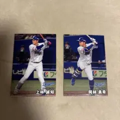 カルビー プロ野球チップス 中日ドラゴンズ 上林誠知 岡林勇希 2枚セット