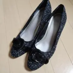 美品！Riz raffinee（リズ ラフィーネ）秋冬向けパンプス23.5cm